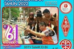 SSTV image received by YC9CCS