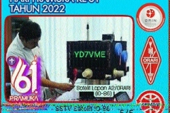 SSTV image received by YD7VME